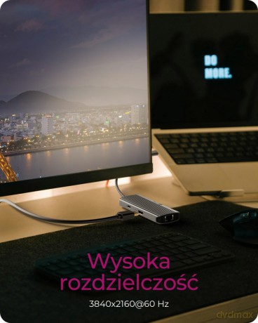 Stacja dokująca IB-DK4034a-CPD 6w1, HDMI,USB,PD,LAN
