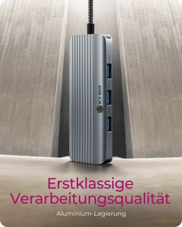 Stacja dokująca IB-DK4034a-CPD 6w1, HDMI,USB,PD,LAN