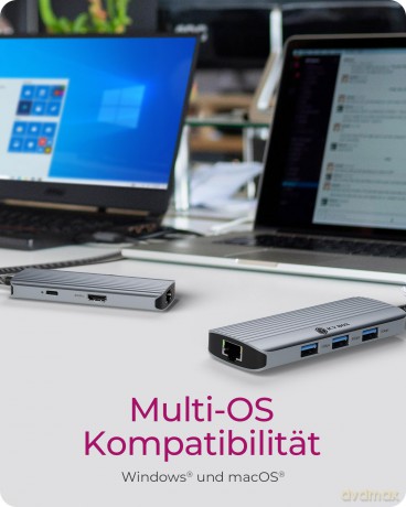 Stacja dokująca IB-DK4034a-CPD 6w1, HDMI,USB,PD,LAN