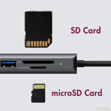 Stacja dokująca IB-DK4070-CPD 12w1,2xHDMI,AUDIO,CR,VGA