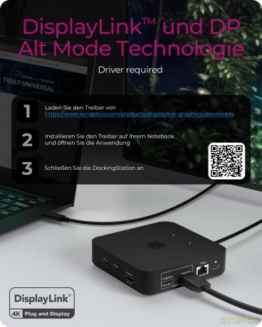 Stacja dokująca IB-DK4090-C 12w1, 3x HDMI,LAN,USB, PD do 100W