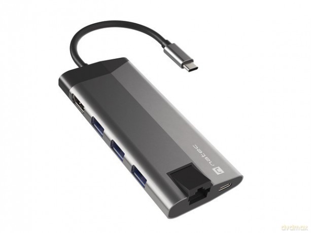 Stacja dokująca Multiport Fowler Plus USB-C PD, 3x USB 3.0, HDMI 4K, RJ45, SD, micro SD