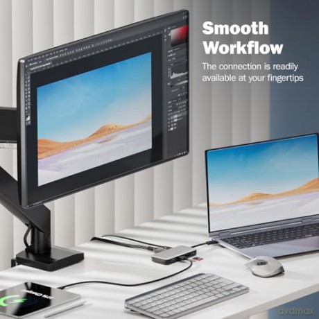 Stacja dokująca podróżna USB Typ C 7-portów HDMI 4K/60Hz PD 3.0