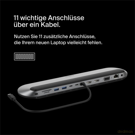 Stacja dokująca Pro USB-C 11w1 uniwersalna