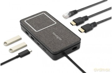 Stacja dokująca SD1700p USB-C Dual 4K portable Qi