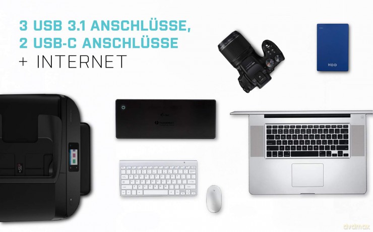Stacja dokująca TB3/USB-C Dual DP 4K Dock PD 85W