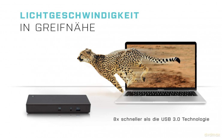 Stacja dokująca TB3/USB-C Dual DP 4K Dock PD 85W