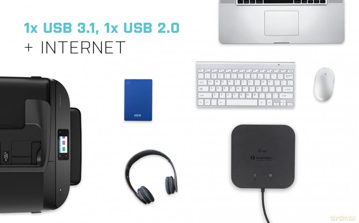 Stacja dokująca Thunderbolt 3 3x Display Docking Station + Power Delivery 96W