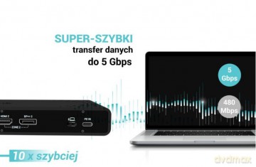 Stacja dokująca Universal Dual 4K Display Power Delivery 85W + i-tec USB-C Charger 100W