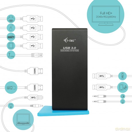 Stacja dokująca USB 3.0/USB-C Dual HDMI Docking Station