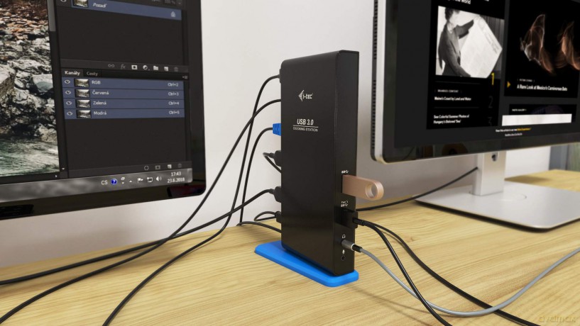 Stacja dokująca USB 3.0/USB-C Dual HDMI Docking Station