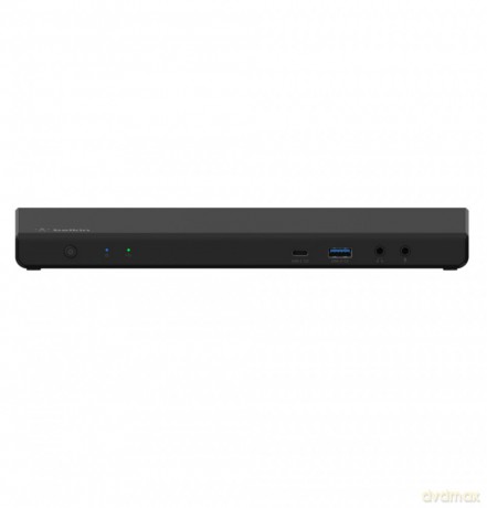 Stacja dokująca USB C Display Link, obsługa trzech wyświetlaczy do 4K, HDMI, DP, USB C, USB A, GbE, Audio, PD 85w, kompatybilność z Mac/PC/Chrome