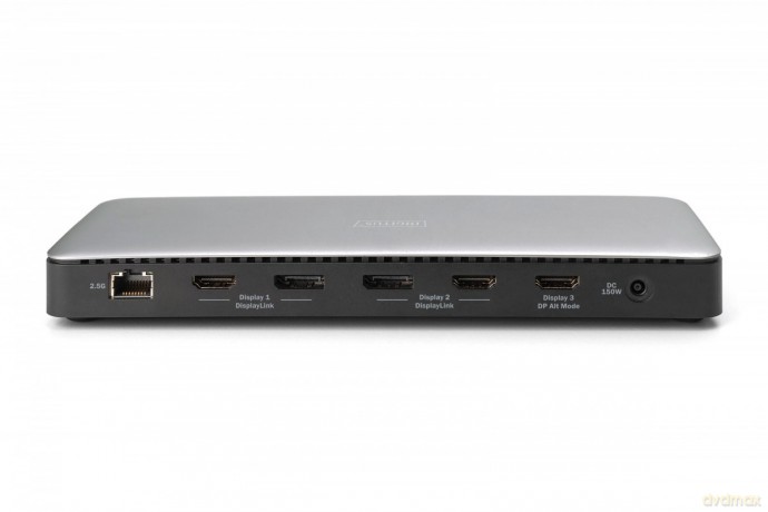Stacja dokująca USB Typ C 13-portów 3x HDMI 2x DisplayPort 4K/60Hz DC-Jack 150W