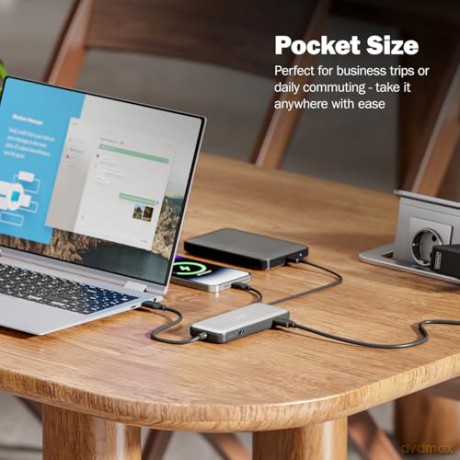 Stacja dokująca USB Typ C 7-portów HDMI 4K/60Hz PD 3.0