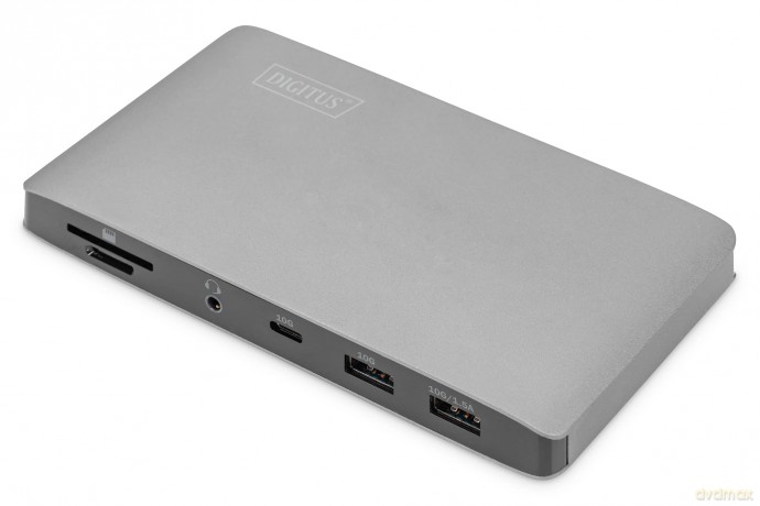 Stacja dokująca USB-C 11-portów z Thunderbolt 3, 8K 30Hz, PD 3.0, RJ45, Aluminiowa