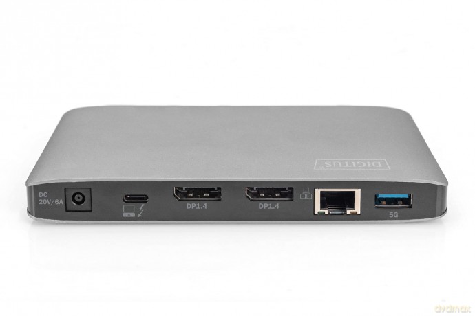 Stacja dokująca USB-C 11-portów z Thunderbolt 3, 8K 30Hz, PD 3.0, RJ45, Aluminiowa
