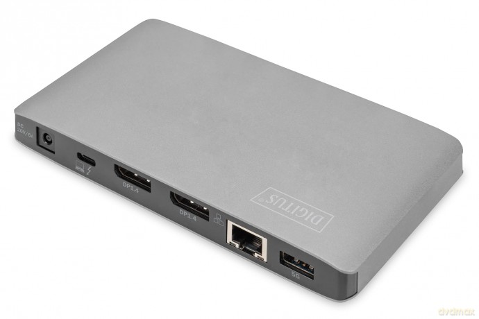 Stacja dokująca USB-C 11-portów z Thunderbolt 3, 8K 30Hz, PD 3.0, RJ45, Aluminiowa