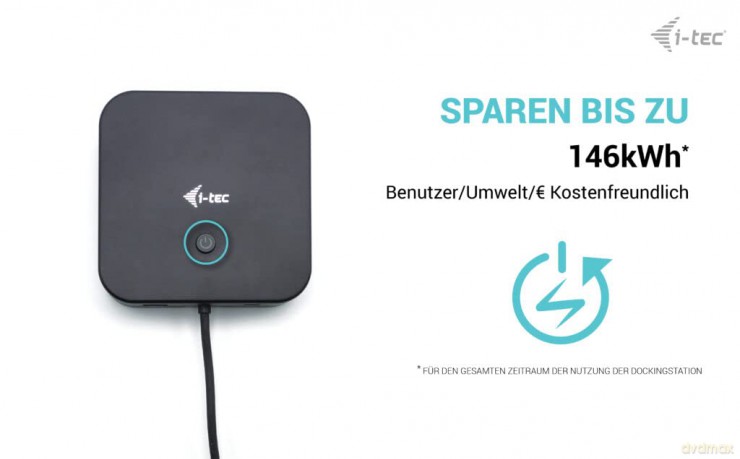 Stacja dokująca USB-C HDMI Dual DP Docking Station Power Delivery 100 W + i-tec Universal Charger 100 W