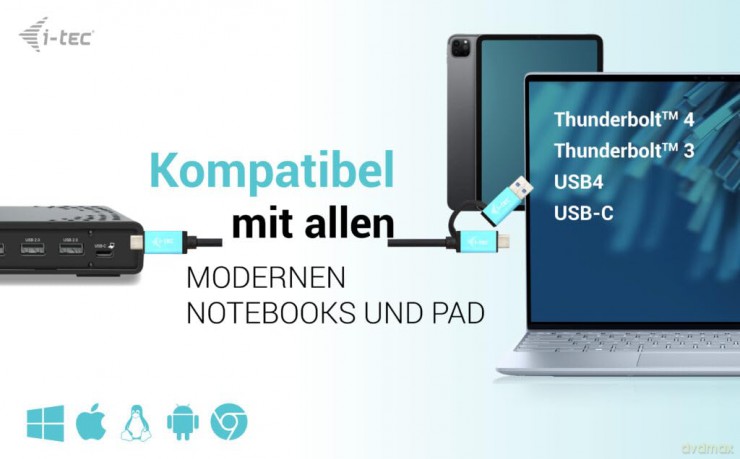 Stacja dokująca USB-C Triple Display Docking Station Gen 2 + Power Delivery 1000W