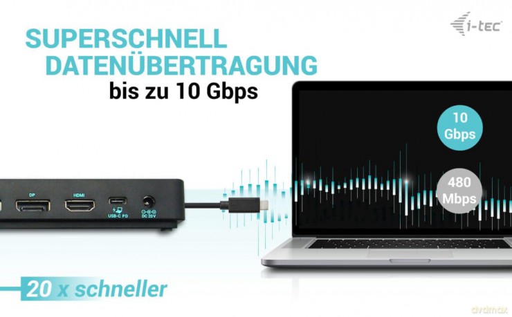 Stacja dokująca USB-C Triple Display Docking Station Gen 2 Pro + Power Delivery 100W
