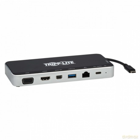 Stacja dokująca USB, potrójny wyświetlacz 4K HDMI i mDP, VGA, USB 3.2 Gen 1, koncentrator USB-A/C, GbE, ładowanie PD 60W U442-DOCK16-B