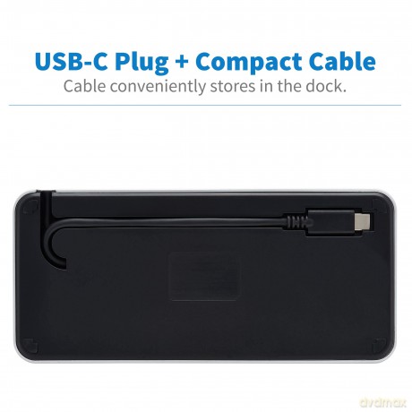 Stacja dokująca USB, potrójny wyświetlacz 4K HDMI i mDP, VGA, USB 3.2 Gen 1, koncentrator USB-A/C, GbE, ładowanie PD 60W U442-DOCK16-B