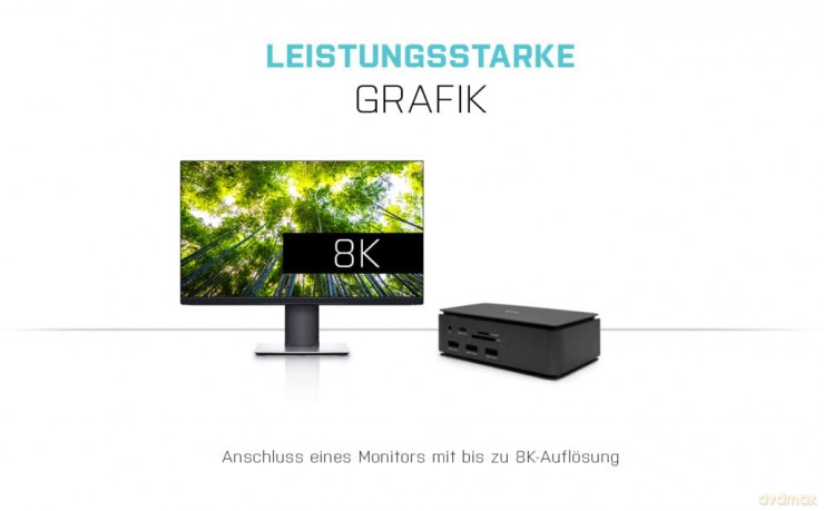 Stacja dokująca USB4 Dual 4K HDMI DP with Power Deliwery 80 W + Zasilacz 112 W
