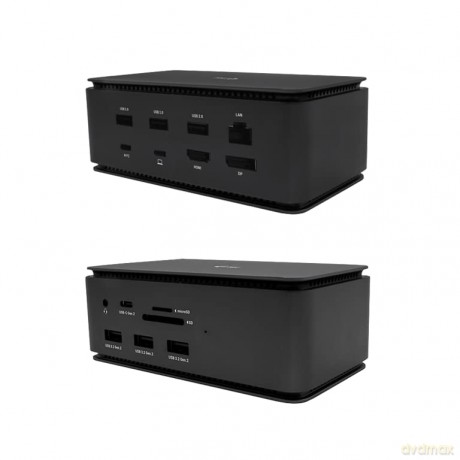 Stacja dokująca USB4 Dual 4K HDMI DP with Power Deliwery 80 W + Zasilacz 112 W