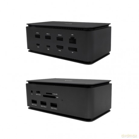 Stacja dokująca USB4 Metal Dual 4K HDMI DP + Power Delivery 80W