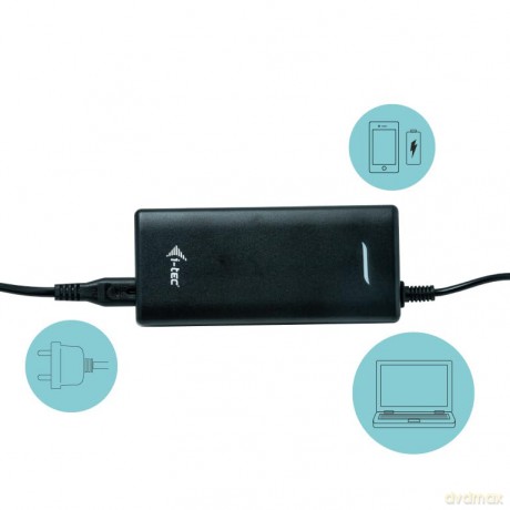 Stacja dokującą USB-C Dual Display Docking Station Power Delivery 100 W + i-tec Universal Charger 112 W