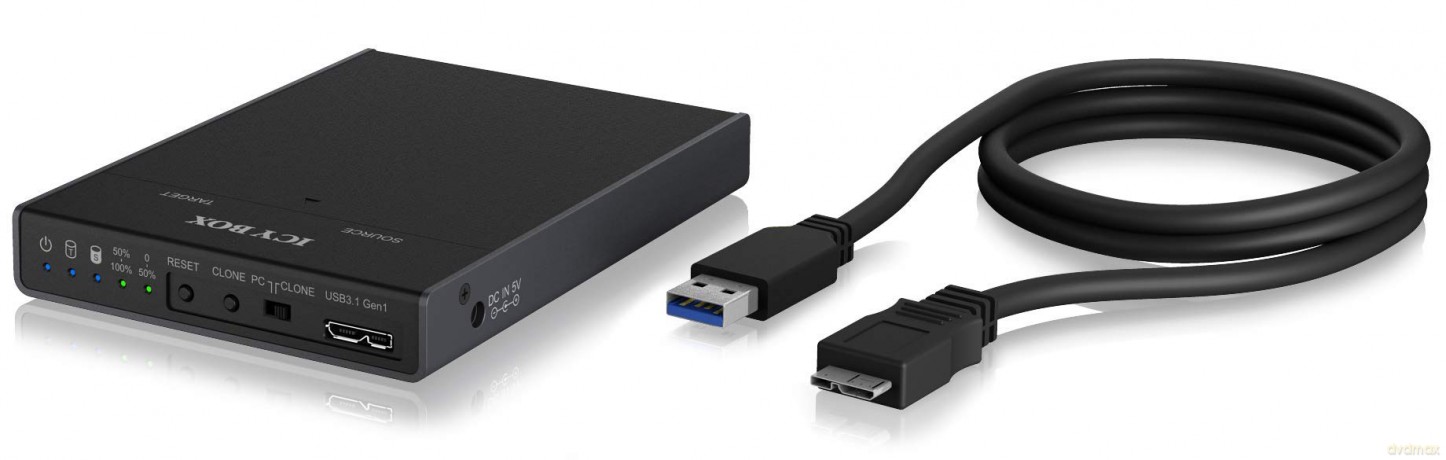 Stacja klonująca/dokująca dla M.2 SATA SSD IB-2812CL-U3
