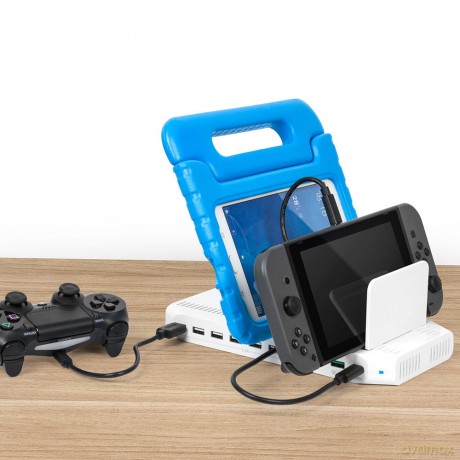 Stacja ładująca 10 x USB 160 W, QC3.0, USB-C, Y-2190