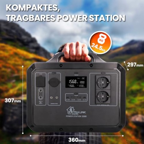 Stacja zasilania Li-ion EPS-S200F 2400W 2240WH LifePO4