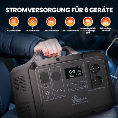 Stacja zasilania Li-ion EPS-S200F 2400W 2240WH LifePO4