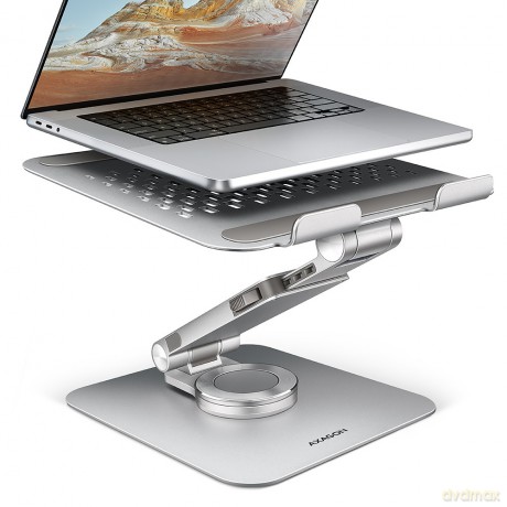 STND-LR Podstawa do laptopów aluminiowa 10-16" regulowane kąty nachylenia, obrót o 360 stopni