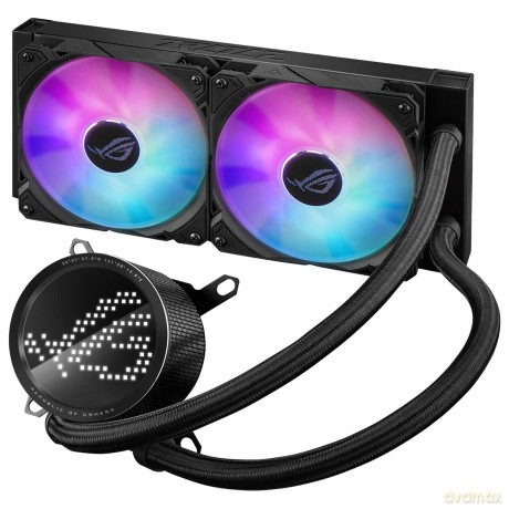 System chłodzenia ROG Ryuo III 240 LCD/2x120mm/ARGB/Czarny