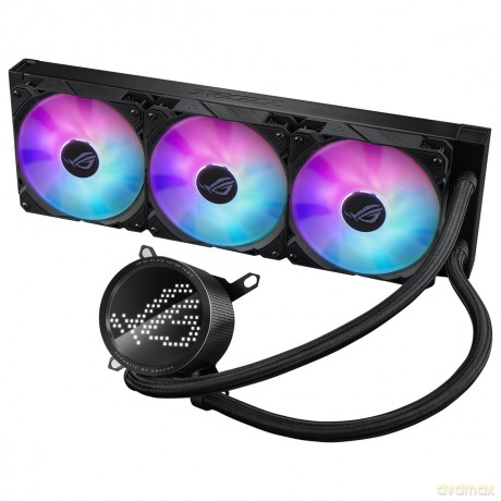 System chłodzenia ROG Ryuo III 360 LCD/3x120mm/ARGB/Czarny