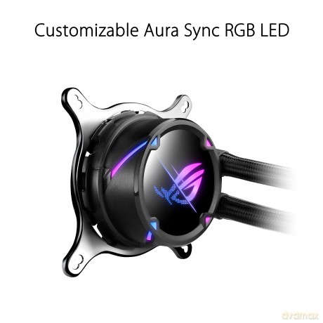 System chłodzenia ROG Strix LC II 240 LCD/2x120mm/AURA Sync/Czarny