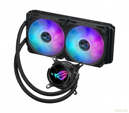 System chłodzenia ROG Strix LC III 240 LCD/2x120mm/ARGB/Czarny