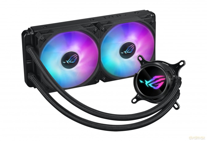 System chłodzenia ROG Strix LC III 240 LCD/2x120mm/ARGB/Czarny