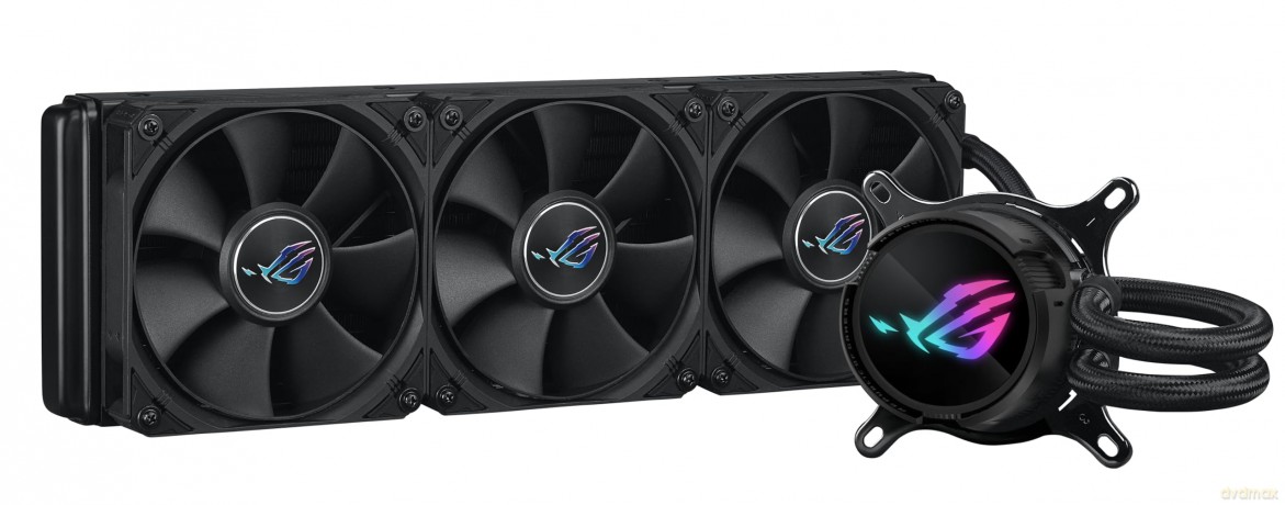 System chłodzenia ROG Strix LC III 360 LCD/3x120mm/AURA/Czarny
