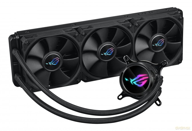 System chłodzenia ROG Strix LC III 360 LCD/3x120mm/AURA/Czarny