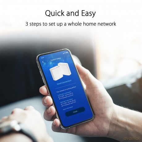 System WiFi 6 ZenWiFi XD6S AX5400 2-pak