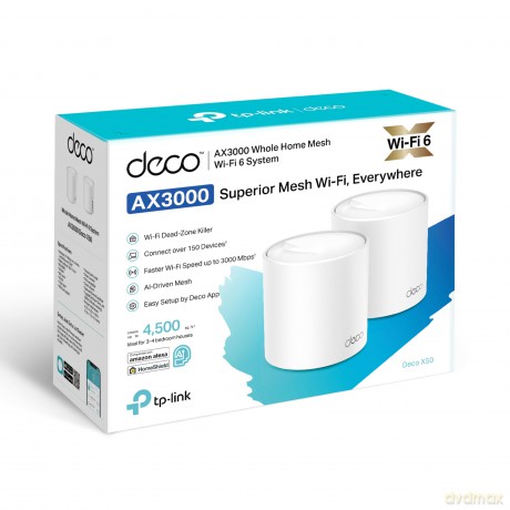 System WIFI Deco X50 (2-pack) AX3000