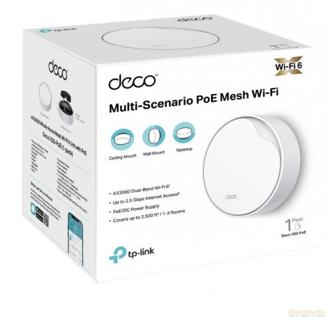 System WiFi Deco X50-PoE(1-pak) AX3000