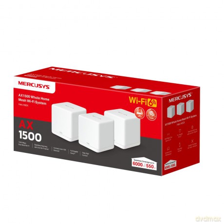 System WiFi Halo H60X AX1500 3-pak