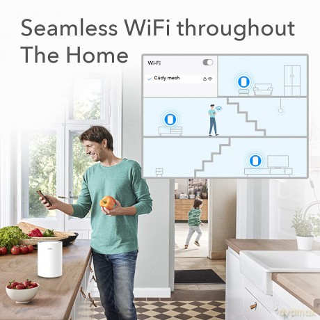 System WiFi Mesh M1800 (3-Pack) AX1800