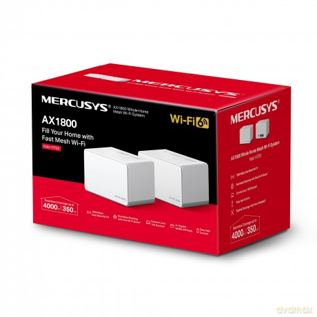 System WiFi- Halo H70X AX1800 2-pak
