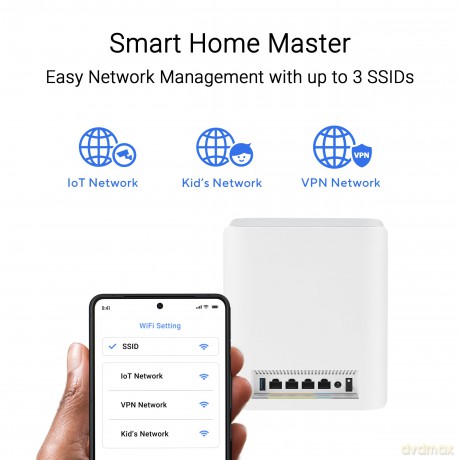 System ZenWiFi BT8 Tri-Band WiFi 7 Mesh (2pak)