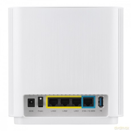 System ZenWiFi XT9 WiFi 6 AX7800 1-pak biały